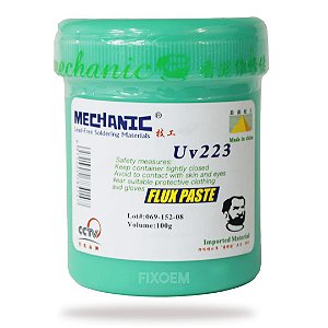 Fluxo Solda Pastoso Mechanic Uv-223- 100G