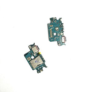 Flex Placa Conector Carga Samsung S22 ( S901B )