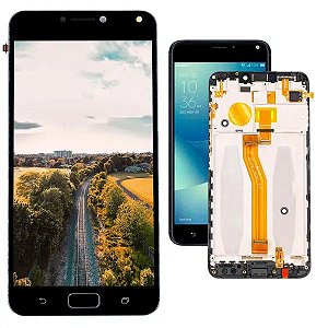 Frontal Completa Tela Touch Display Lcd Asus Zenfone 4 Max ( Zc554Kl ) ** COM ARO **