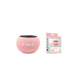 Mini Caixa de Som Bluetooth A' Gold SM-01