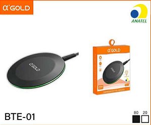 Carregador Rápido Por Indução Ultra Fino A'Gold 20W BTE-01