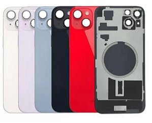 Tampa Traseira Vidro Apple iPhone 14 Plus Com Lente e Aro