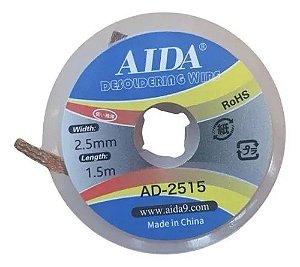 Malha Dessoldadora Aida AD-2515 2.5mm 1.5m