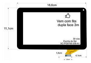 Touch Screen Tablet Universal Multilaser DL M7s Xc-pg0700-328-a1 | Ml-s01e