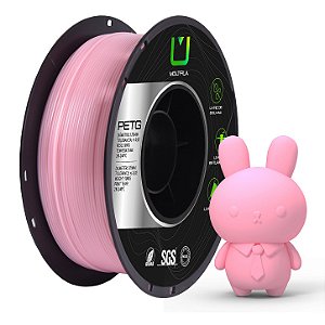 Filamento MultFila Impressora 3D PETG Rosa Claro 1kg