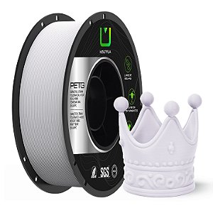 Filamento MultFila Impressora 3D PETG Branco Matte 1kg