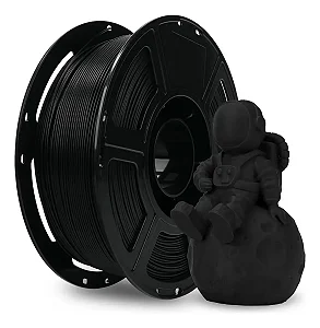 Filamento FlashForge Impressora 3D PLA Lite Preto 1kg 1.75mm