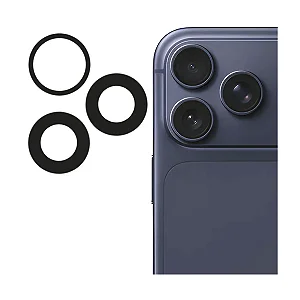 Kit com 3 Lentes da Camera Traseira Apple iPhone 17 Pro