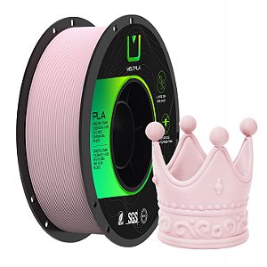 Filamento MultFila Impressora 3D PLA Matte Rosa Claro 1kg 1.75mm Premium