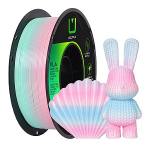 Filamento MultFila Impressora 3D PLA Especial Rainbown Algodão Doce 1kg 1.75mm Premium