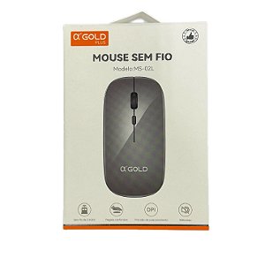 Mouse Sem Fio 2.4 Ghz Recarregável A'Gold MS-02L