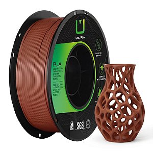 Filamento Multfila Impressora 3D Premium PLA Marrom 1kg 1.75mm
