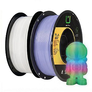 Filamento Multfila Impressora 3D Premium Especial PLA Luminous Rainbow Colors 1kg 1.75mm