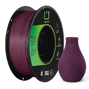 Filamento Multfila Impressora 3D Premium PLA Matte Vinho 1kg 1.75mm