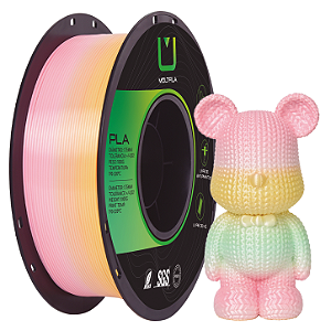 Filamento Multfila Impressora 3D Premium PLA Silk Rainbow Sweet 1kg 1.75mm