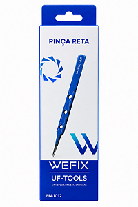 Pinça Reta Profissional WEFIX Para Manutenção de Celulares