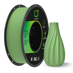 Filamento MultFila Impressora 3D PLA Matte Verde Matcha 1kg 1.75mm