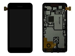 Frontal Completa Tela Touch Display Lcd Nokia Lumia 530