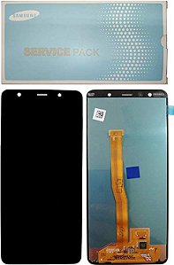 Frontal Completa Tela Touch Display Lcd Samsung A7 2018 A750