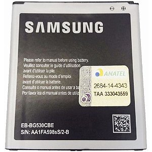 Bateria Samsung J2 Prime G532 / J3 J320 / J5 J500 / Grand Prime G530 G531 J2 Core ( J260M ) ( Eb-Bg530Cbu )
