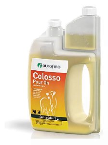 Colosso 2 Litros Pour On Ouro Fino Carrapatos Bernes Insetos