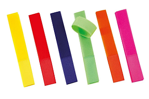 FITA EM VELCRO MARCADORA DE PERNAS PARA BOVINOS 36,5 cm 5 UNIDADES