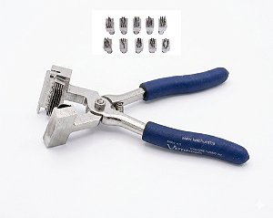 Tatuador Ketchum 7 Posições 6mm para Leitões 1 jogo de numero 0 a 9