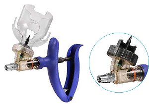 Smartmatik vacinador seringa 2 EM 1 porta frasco e conector de frasco suino caprino bovino