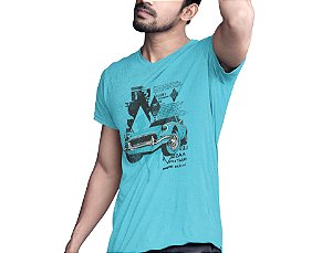 Camiseta 100% Algodão 30.1 Penteado Carro Esportivo