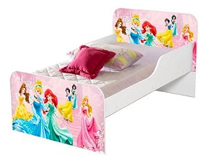 Cama Infantil Barbie com Proteção Lateral - MOS Store - MOS Store