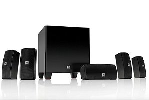 JBL Cinema 610 - Conjunto de caixas acústicas 5.1 com subwoofer ativo Bivolt