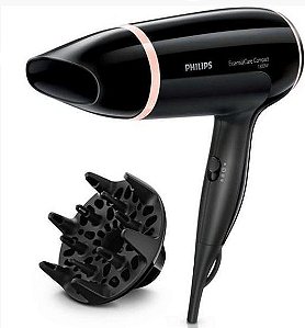 Secador de Cabelo Philips BHD004 Essential Care 1800W 220V Preto-Rosa