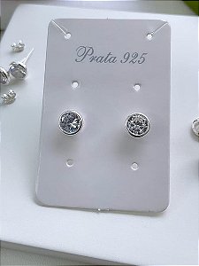 Brinco aro redondo prata 925