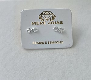Brinco Infinito Cravejado Prata 925