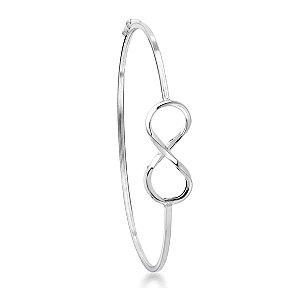 Bracelete Infinito Prata 925 Feminino