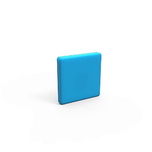 Capa de Fechamento Frontal Quadrada - Azul