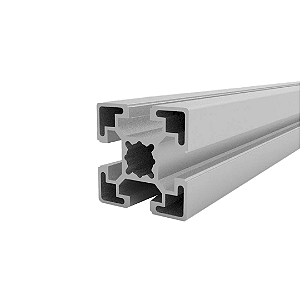 Perfil Estrutural em Alumínio 45x45 Básico Canal 10mm / Perfis Cortados