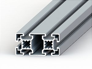 Perfil Estrutural em Alumínio 45x90 Básico Canal 10 / Perfis Cortados - Forseti