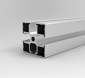 Perfil Estrutural em Alumínio 45x45 Parafuso Canal Sextavado M10 / Perfis Cortados - Forseti