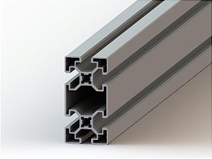 Perfil Estrutural em Alumínio 45x90 Parafuso Canal Sextavado M8 / Perfis Cortados - Forseti