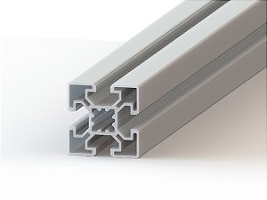 Perfil Estrutural em Alumínio 50X50 Básico Canal 10 / Perfis Cortados - Forseti