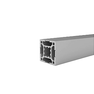 Perfil Estrutural em Alumínio 30x30 Básico Fechado - Canal 8mm / Perfis Cortados