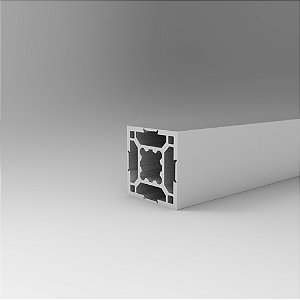 Perfil Estrutural em Alumínio 30x30 Básico Fechado - Canal 8mm / Perfis Cortados
