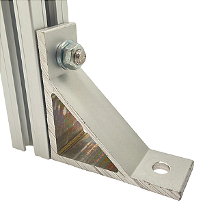 KIT CANTONEIRAS 90°  M8  BASE 40 - 50