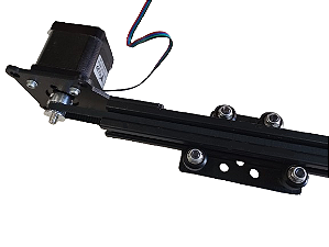 Atuador Leve de Correia com Perfil V-SLOT 20x20 Preto 1000mm