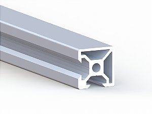PERFIL ESTRUTURAL EM ALUMÍNIO 20X20 V-SLOT DE CANTO - CANAL 6  / PERFIS CORTADOS