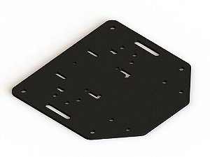 PLACA SUPORTE DRIVERS - COCKPIT - CHAPA AÇO 4,76MM