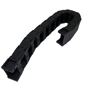 ESTEIRA PORTA CABOS 35X75MM INTERNO NYLON - SEMI FECHADA - 1 METRO