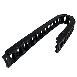 ESTEIRA PORTA CABOS 25X57MM INTERNO NYLON - ABERTA - 1 METRO