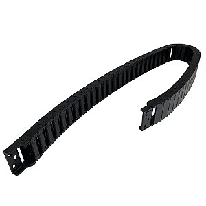 ESTEIRA PORTA CABOS 15X40MM INTERNO NYLON - SEMI FECHADA - 1 METRO